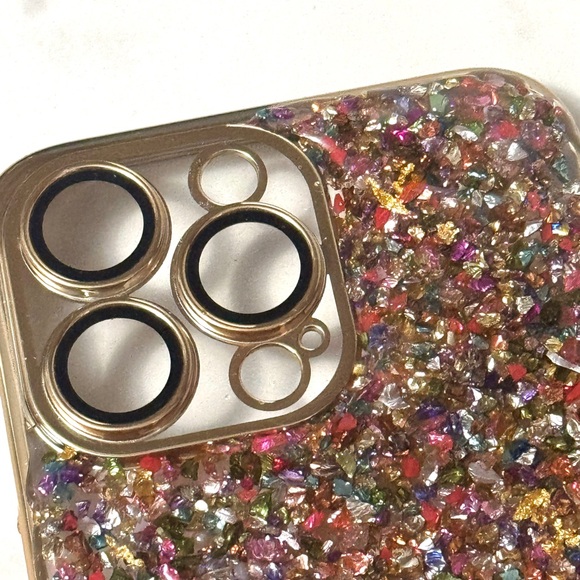 NEW | HANDMADE CUSTOM IPHONE 15 PRO MAX KORI NAME UNIQUE STONE RESIN PHONE CASE - Picture 6 of 7